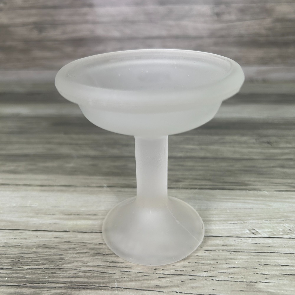 Frosted Glass Fairy Lamp Pedestal